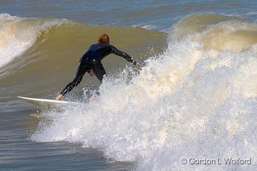 Gulf Surfer_41689.jpg - Photographed along the Gulf coast on Mustang Island near Corpus Christi, Texas, USA.